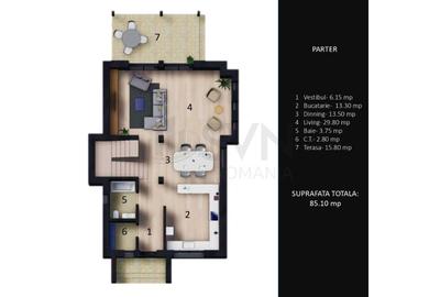 REV2004638 Vila cu mansarda de vanzare Corbeanca central - 10