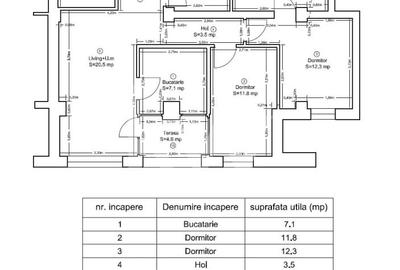 Apartament modern, 3 camere, garaj subteran + boxa - Racadau - 19