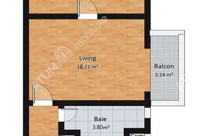 Apartament cu 2 camere nedecomandat, mobilat în Calea Dumbrăvii - 8