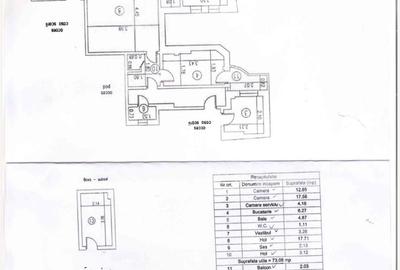 Apartament cu 3 camere semidecomandat în Armeneasca - 22
