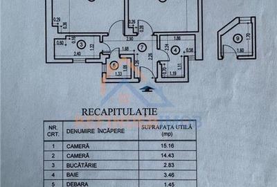 Apartament 2 camere de vanzare in zona Unirii - 9