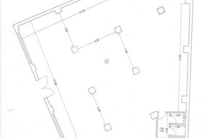 Spațiu comercial, de 464 mp, în Casa de Cultură - 4