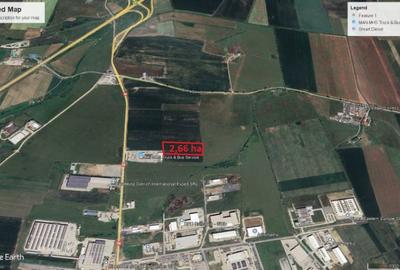 Vand teren 2.66 ha in zona industriala Vest - 2