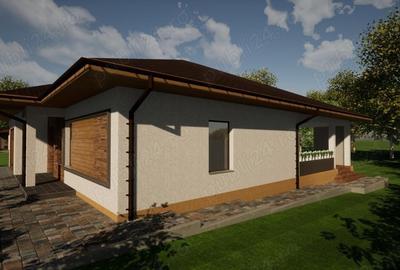 Oras Baia Sprie (zona spre Unguras) casa noua pe parter, semifinisata, s.u. = 160mp, teren 900 mp - 5