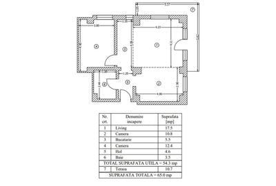 Apartament cu 3 camere în Dudu - 7