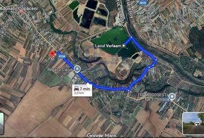 De Vanzare Teren 400 mp cu Autorizatie de contructie Adunatii Copaceni Giurgiu - 3