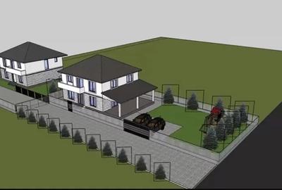 Teren 1400mp autorizat 2 case individuale, Baciu - 2