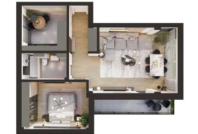 Apartament cu 2 camere în Valea Lupului - 7