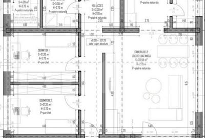 Casa semifinisata pe un nivel, 600mp teren - 1