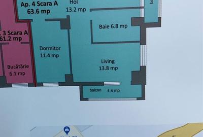 Apartament cu 2 camere decomandat în Central - 8