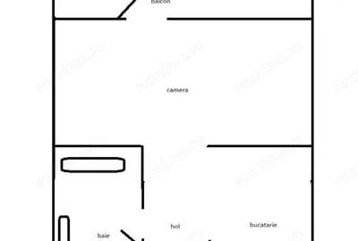 Garsonieră decomandată în Dâmbu Pietros - 3