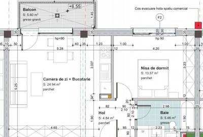 Apartament cu 2 camere decomandat în Baciu - 2