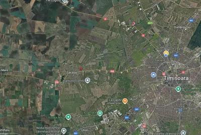 Casa neterminata langa Timisoara, Sacalaz, central, asfalt, utilitati, 1015 mp, FS=15,38mp. Com=0% - 2