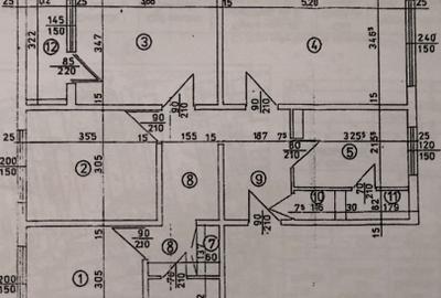 Apartament 4 camere mobilat decomandat  etaj 1 cu centrală proprie - 3