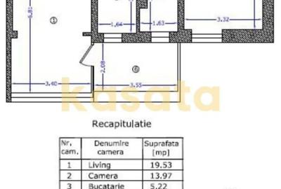 Apartament cu 2 camere semidecomandat în Parcul Circului - 3