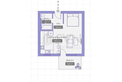 Garsonieră decomandată în Iancu Nicolae - 2