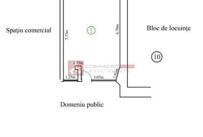 Spațiu comercial, de 56 mp, în Dârste - 3