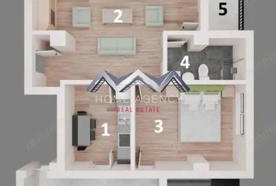 Apartament cu 2 camere decomandat în Central - 1