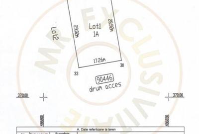 Teren 500 mp intravilan Smeura Stoenari - 4 loturi - 6