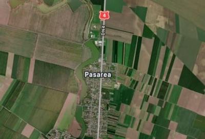 Teren intravilan 5000 mp, deschidere 70 m, Frumusani - DN4, iesire A0 si Centura - 3