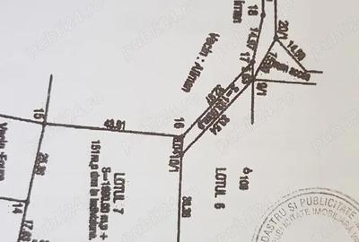 Teren de 3500 mp, în Central