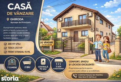 Casă cu 7 camere cu Teren 250 Mp în Ghiroda - 1