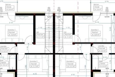 Vand teren 1358 mp intravilan + autorizatie constructie 3 duplexuri - 2
