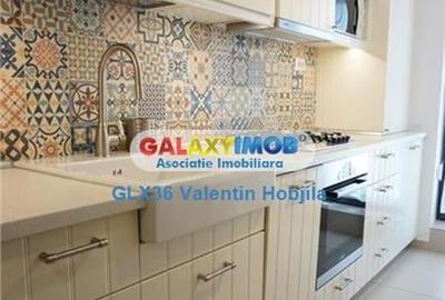 Apartament cu 2 camere semidecomandat, mobilat în Băneasa