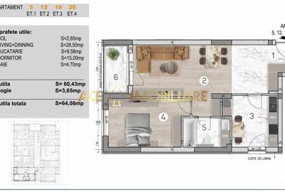 Apartament cu 2 camere decomandat în Berceni - 1