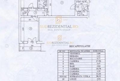 Apartament 3 camerere, 2/10, mutare imediata - Piata Cultural - 11