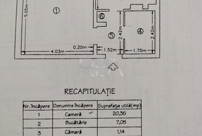 Garsonieră decomandată, mobilată în Berceni - 14
