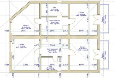 Dupex de vanzare, 120 mp utili, 150 mp de teren, zona Fagului - 4