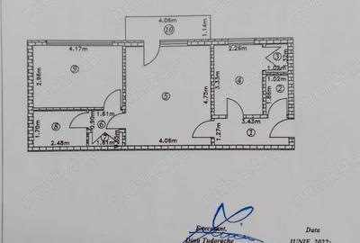 Apartament cu 2 camere semidecomandat în Central