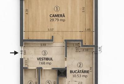 Garsonieră decomandată în Vatra Luminoasă - 18