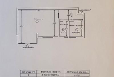 Spațiu comercial, de 54 mp, în Tudor Vladimirescu - 2