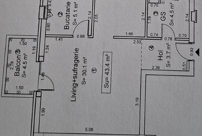 Apartament cu 2 camere, mobilat în Tipografilor - 8