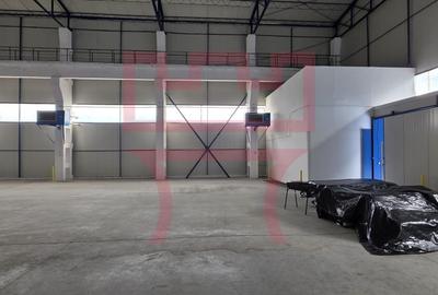 Hala industriala rampa cale rulare pod rulant 9ml H 520mp 49mp birouri - 6