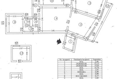 Apartament cu 3 camere în P-ța Amzei - 9