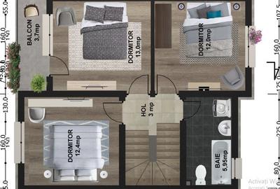 Casă cu 4 camere cu Canalizare în Central - 8