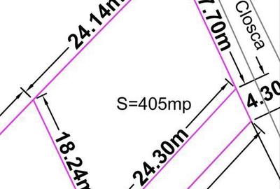 Teren de 405 mp, în Central - 1