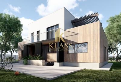 Casa individuala de vanzare in Tunari - curte proprie, terase mari - 1