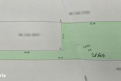 Teren de 765 mp, în Păulești