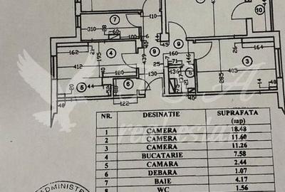 Apartament cu 3 camere decomandat în Tei - 15