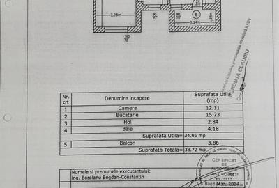 Metrou Berceni 2 camere tip studio in complexul Apollo. - 2