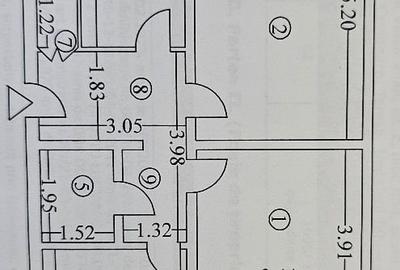 Apartament 3 camere dec., et. 1/4, Romancierilor, Drumul Taberei - 3