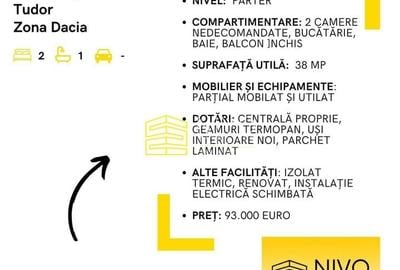 Apartament 2 camere - Tg. Mureș - Tudor - Zona Dacia - 9