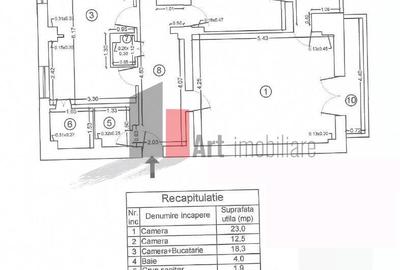 Natiunile Unite Ap. decomandat 3 camere, Suprafata utila 73 mp, Bdul. Natiunile Unite - 1