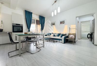 Apartament cu 2 camere semidecomandat, mobilat în Giroc