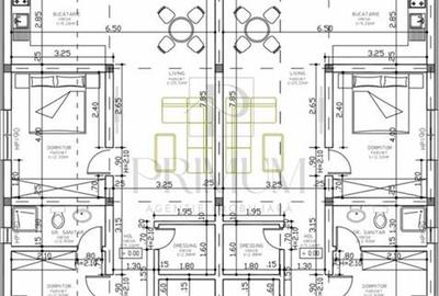 Duplex cu 3 camere cu Canalizare în Moșnița Veche - 2