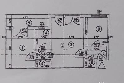 Apartament cu 2 camere semidecomandat în Costin Georgian - 8